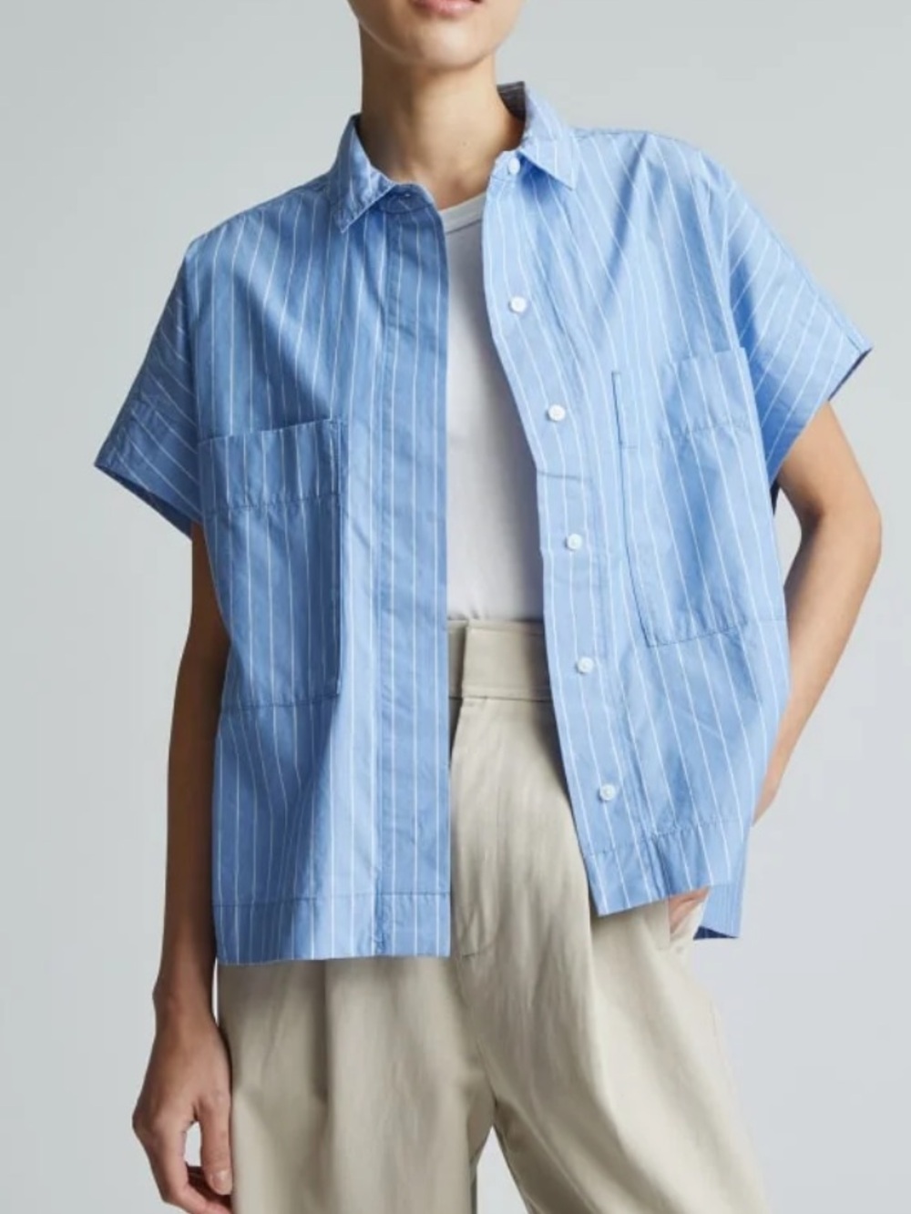 Everlane Short-Sleeve Box Shirt